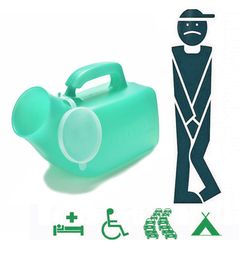 Buiten Plastic Handschaal met dekselfles Toilet Men urino camping Travel3206066