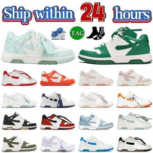 Outdoor Platform Loafers biedt witte vrijetijdsschoenen OOO Laag Groen Mint Oranje Out Of Office Jogging Sport Rubberen zool Loafers Suède Heren Dames OG trainers 36-45