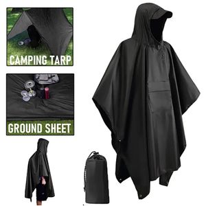 Extérieur Portable adulte imperméable imperméable femmes hommes manteau de pluie à capuche pour randonnée voyage pêche escalade Poncho imperméables 240307