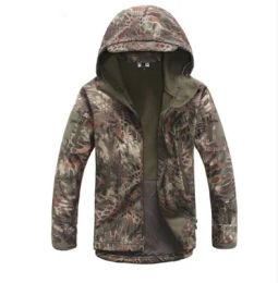 Extérieur Pro Man Military Tactical Randing Veste Lurker Shark peau Softshell V5 M manteur de chasse extérieur Camo Camo Extérieur