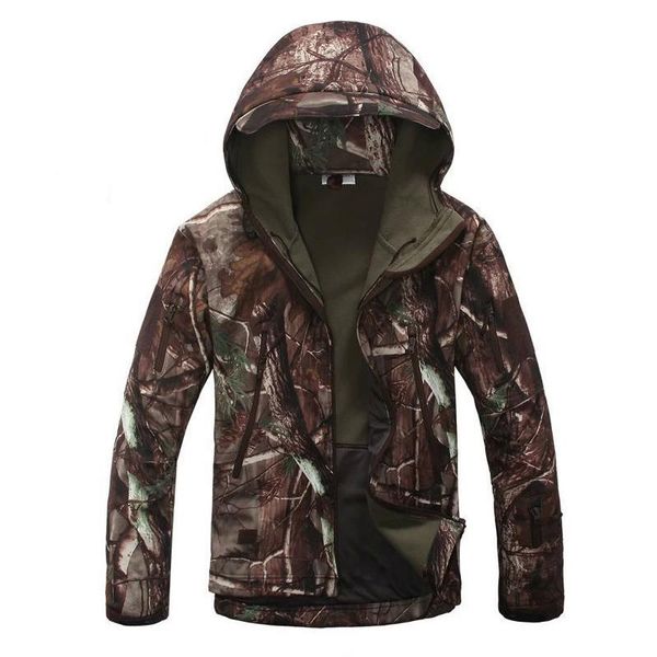 Veste de randonnée tactique militaire Pro pour hommes, Lurker peau de requin Softshell V5, manteau de chasse en plein air, vêtements d'extérieur à capuche, camouflage de l'armée