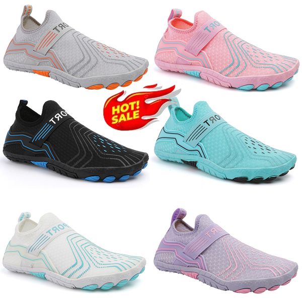 Chaussures d'eau d'été à séchage rapide en plein air unisexe chaussettes de plage en bord de mer baskets pieds nus hommes natation Sports en amont plongée Aqua chaussures femmes taille 36-45