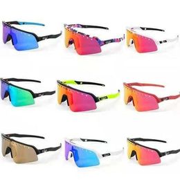 Route extérieure Cycling Running Eye Care Oakl-Sunglasses Nouveaux lunettes de soleil pour crantes pour hommes et femmes arborent des verres polarisants de grande qualité de haute qualité