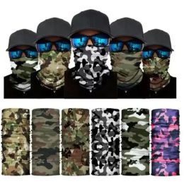 Extérieur magique sans couture Scure de ski Camo Camo Masque Masque Bandana Couge plus chaud Masque à cyclisme turban CPA4459 0414