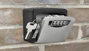 Boîte à clés de mot de passe de sécurité extérieure, décoration murale de maison, stockage de mot de passe en métal d'entreprise 5029863