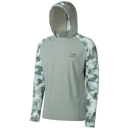 Camisas al aire libre Bassdash para hombre UPF 50 Rendimiento Camisa de pesca Sudadera con capucha Camo Manga larga FS17M 221025