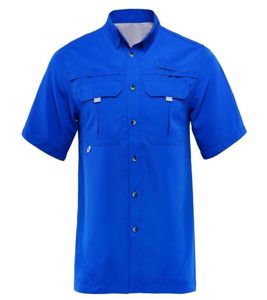 Camisas al aire libre Camisa de pesca de verano para hombres Camisas de pesca de manga corta para hombres Camisas de senderismo para hombres Camisa UV UPF40 de secado rápido Plus EE. UU. Tamaño L7197347