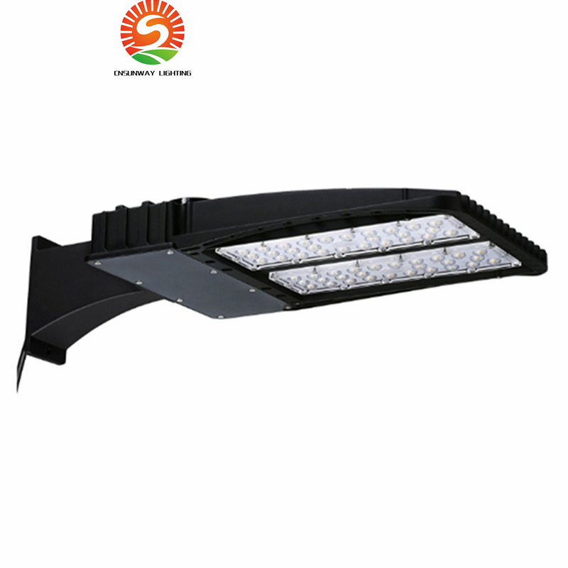 Outdoor Shoebox LED street light pole Parking Lot Lights 150W 200W IP66 Waterproof Outdoor Street Pole Light Free shipping