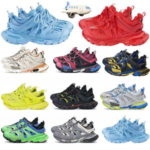 Chaussures de plein air Designer Shoes Track 3.0 Sneaker Femmes Hommes Baskets Paris Triple Noir Blanc Gris Bleu Jaune Plateformes Tracks 3 Sport EUR 35-45