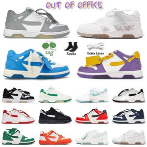 Fora do escritório baixos tops sapatos casuais sapatos ao ar livre offs branco panda preto cinza oliva verde vermelho branco celadon branco cáqui top couro tênis de skate 36-45