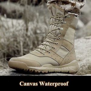 Chaussures d'extérieur Sandales 35-47 taille hommes femmes chaussures d'escalade en plein air ultralégères bottes militaires d'entraînement tactique été respirant maille randonnée botte du désert YQ240301