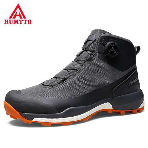 Chaussures d'extérieur Sandales HUMTTO chaussures de randonnée imperméables pour hommes bottes de Trekking montagne Camping escalade baskets noir Sport tactique sécurité hommes chaussures YQ240301