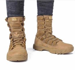 Zapatos al aire libre Sandalias Hombres Botas tácticas del desierto Zapatos de senderismo impermeables al aire libre para hombre Zapatos de escalada para hombre de montaña frescos YQ240301