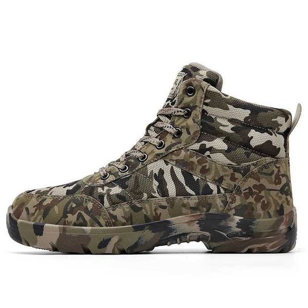 Chaussures de plein air Sandales hommes bottes chaussures de Combat d'hiver pour hommes Sport de plein air escalade montagnes Cross Country Camouflage hommes baskets masculinos YQ240301