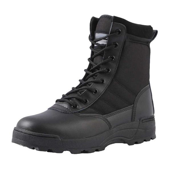 Zapatos al aire libre Sandalias Botas tácticas Botas de hombre Fuerza especial Botas del ejército de combate del desierto Botas de senderismo al aire libre Zapatos de tobillo Hombres Botas transpirables YQ240301