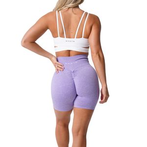 Shorts extérieurs nvgtn Scrunch shorts sans couture shorts spandex shorts femme fitness élastique élastique respirant de loisirs hiplifting sports en cours d'exécution 230424