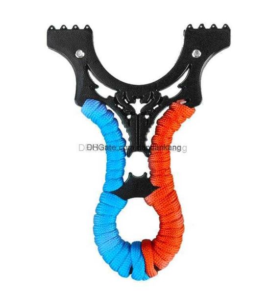 Fronde extérieure en acier inoxydable métal élastique puissant pêche de précision chasse frondes jeu compétitif enfants jouet drôle