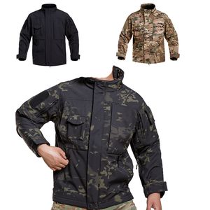 Veste softhell extérieure Chasse Shoting Airsoft Gear Vêtements Tactique Camo Coat Combat Vêtements Camouflage NO05-233