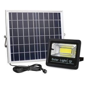 Outdoor Solar Flood Lights 1100 lumen 3 optionele modi LED-afstandsbediening Zonne-beveiliging verlichtingsarmatuur voor tuin, garage, route, zwembad