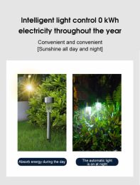 Buiten Solar Garden Light Intelligent Energy Saving Landscape Lighting 2023 Solar Lampen Outdoor Solar Powered Lamp Lanten Hot