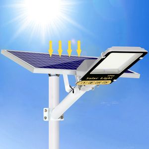 Outdoor Solar Lamp LED Light Powered Sunlight Waterdichte 1600 Watt Garden Sensor Straat voor Tuindecoratie