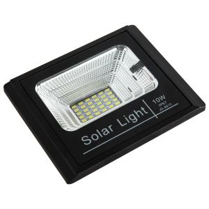 Outdoor Solar LED Flood Light Waterdichte IP65 Wandlampen met Smart Remote Spotlight voor Huis Tuin Yard Gazon Zwembad Verlichting LL