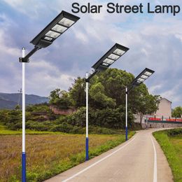Outdoor Solar Street Light Radar Inductie IP65 Waterdichte afstandsbediening Beveiliging Beveiliging SCHONTERSCHAPPEN SONK-TO-DAWNS CRESTECH
