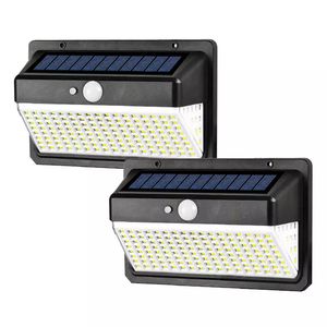 Buiten Solar Wall Lights Three-Sided Luminous waterdichte verlichting Buiten LED-lampen