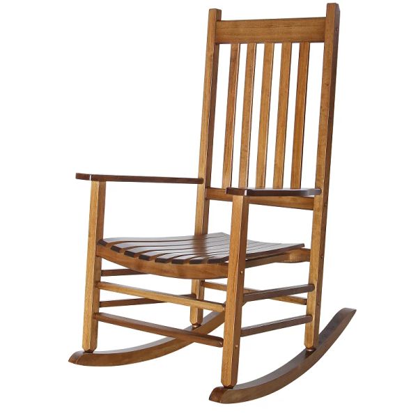 Chaise à bascule élargie en bois massif élargi American Country Criffle Chaise Longue Nordic Summer Balconie Reckin Clinking Chairs