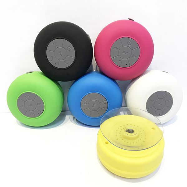 Altavoces para exteriores, altavoz para teléfono móvil, altavoz inalámbrico impermeable para baño, cocina con ventosa grande, Mini estéreo portátil inalámbrico