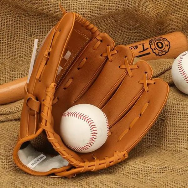 Guante de béisbol para deportes al aire libre, guantes de bateo, equipo de práctica, tamaño 10.511.512.5, mano izquierda para hombre adulto, guante de entrenamiento para mujer 240222