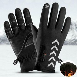 Five Fingers Gloves Outdoor Sport Driving Winter Mens Warm And Wind-proof Waterproof Non-Slip Touch Screen Ski Riding1
