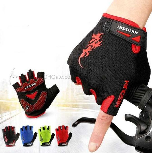 Gants de Sport en plein air été cyclisme vélo vélo équitation Gym Fitness entraînement protection demi-doigt gants antichoc mitaines