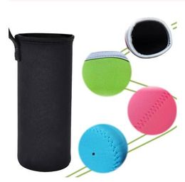 Outdoor Sport Waterfles Cover Draagbare Bescherming Cover 5 Kleur Unisex Sleeve Bag Sport 550ml Neopreen Draagbare Cover Gratis Verzending