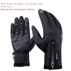 Outdoor Sport waterdichte Telefingers skihandschoenen in de winter, touchscreen en windbescherming voor mannen en vrouwen