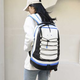 Buiten sporttas Modebas Backpack Bags School Student Backpack Hoge capaciteit Reistas Basketbal Back Pack 230915