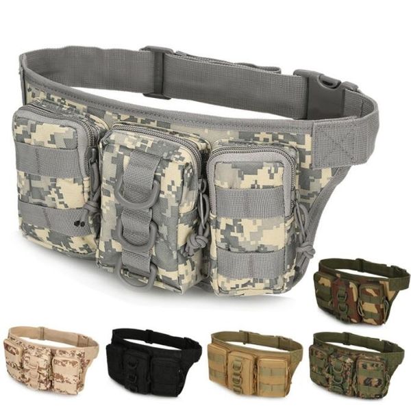 Sac de sport de plein air pochette Molle tactique Camping randonnée voyage bandoulière sac de poitrine à bandoulière tactique armée chasse sacs de taille