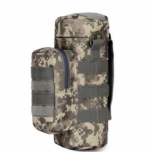 Sports de plein air Sacs Tactique Molle Bouteille D'eau Poche Camping Randonnée Voyage Bandoulière Sac À Eau Bouilloire Titulaire Chasse Taille Sacs