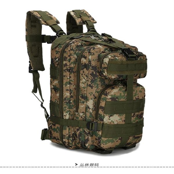 Sports de plein air camouflage sac tour randonnée sac à dos 3P pack sac à dos tactique camping voyage Oxford Camouflage bag294U