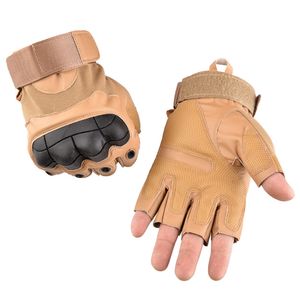 Deportes al aire libre Ciclismo Antideslizante Resistente al desgaste Fighting Tactical Tactical Guantes de medio dedo