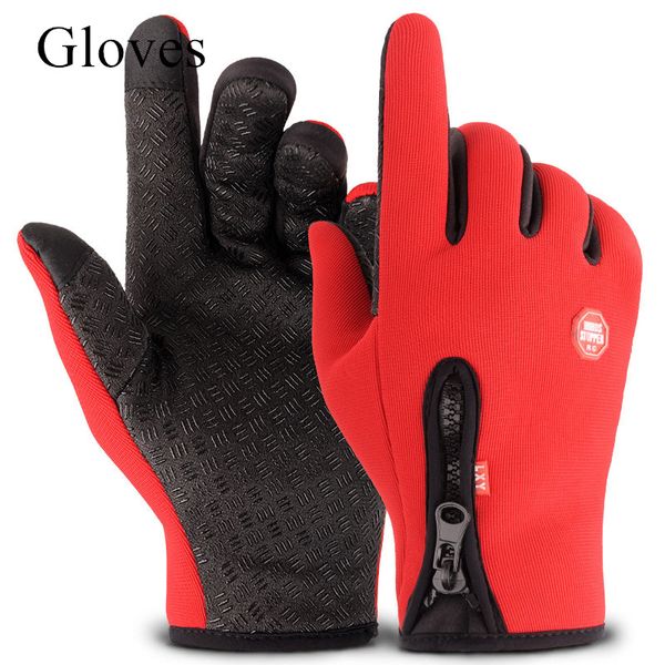 Sports de plein air conduite coupe-vent gants chauds écran tactile gant pour hommes femmes cadeau