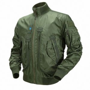 Equipo de deportes al aire libre Jungle Hunting Woodland Shooting Coat Ropa de combate táctico Chaqueta de paracaidista piloto al aire libre Tallas grandes j4XX #