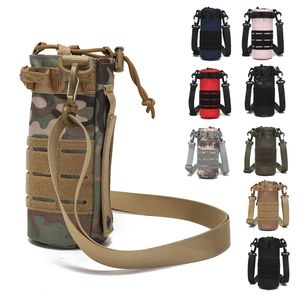 Borsa da trekking per sport all'aria aperta Tactical Assault Combat Camouflage Tactical Molle Pack Water Bottle Pouch NO11-666