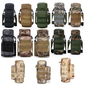 Deportes al aire libre Bolsa de senderismo Bolsa de botella de agua Asalto táctico Combate Camuflaje Táctico Molle Pack NO11-662