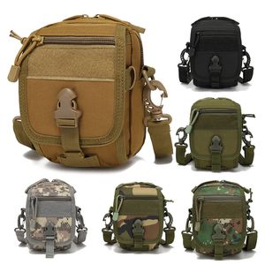Petit sac de Camouflage d'épaule tactique, sac à bandoulière pour Sports de plein air et randonnée, NO11-220