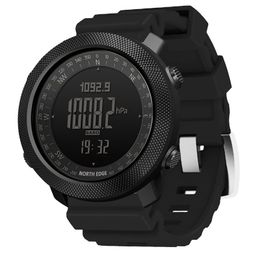 Sports extérieurs Intelligent Afficher la montre de couleur Silicone Pression de hauteur Thermomètre Thermomètre Metal Watch