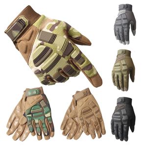 Airsoft schieten jagen op volle vinger camouflage tactische handschoenen buitensport motorfiets fietshandschoenen no08-081