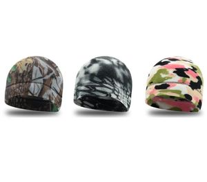 Outdoor Sport Motorcycle Cycling Skiing Caps Tactical Camo Helmet Camouflage Cap Men Fleece Thermal Bonnet Hats