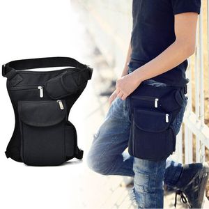 Outdoor Sports Multi-purpose Canvas Camping Tactical Waist Drop Leg Bag Thigh Hip Bum Belt Fanny Pack Thigh Bag