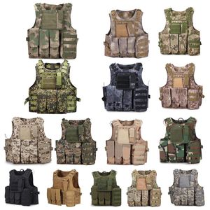 Outdoor Sport Tactische Molle Vest Outdoor Camouflage Body Armor Combat Assault Vest NO06-001